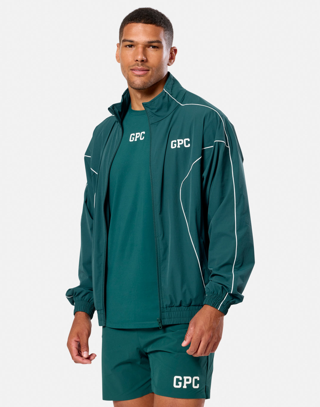 GPC Train Jacket in Amazon Green