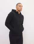 Hooded Polar Fleece in Black