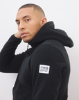 Hooded Polar Fleece in Black