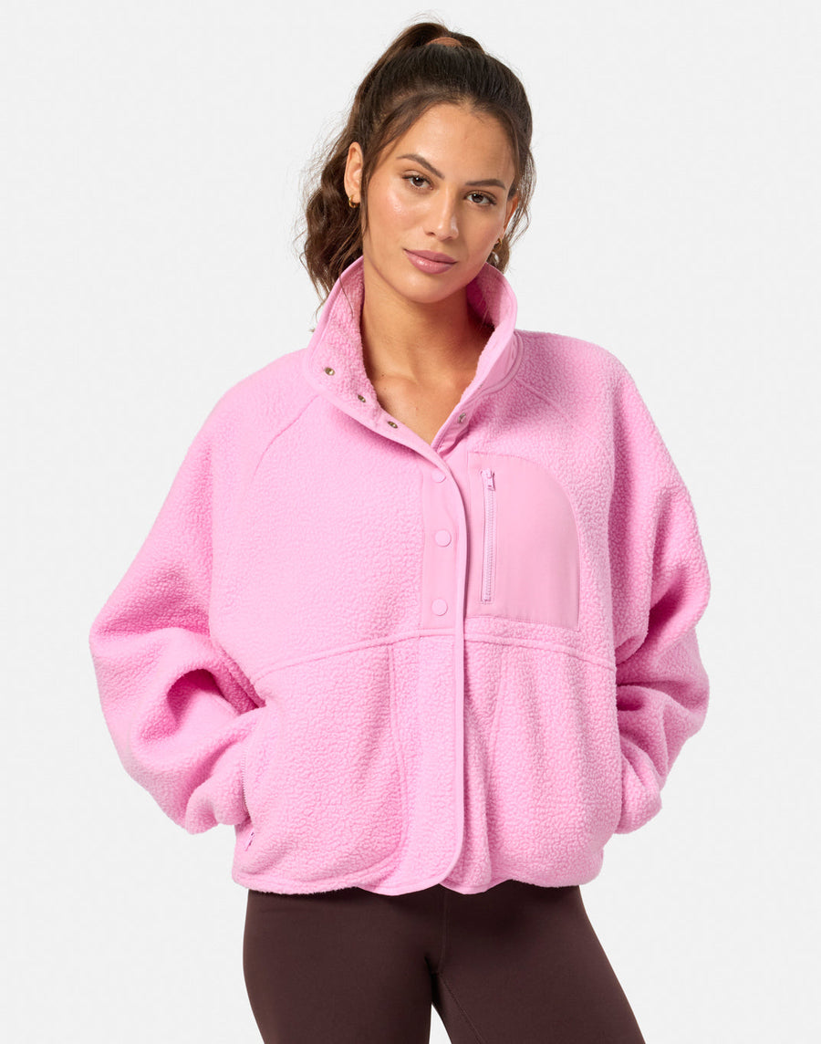 Horizon Layer Up Full Snap in Cotton Candy