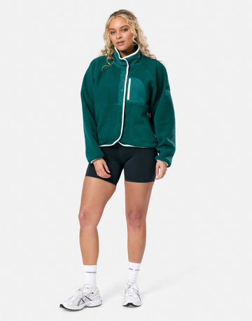 Horizon Layer Up Jacket in Jungle Green