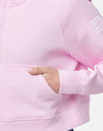 Ignite Half Zip Hoodie in Baby Pink - Hoodies - Gym+Coffee IE