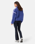 Industry Fleece Half Zip in Violet Smoke