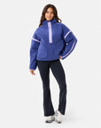 Industry Fleece Half Zip in Violet Smoke