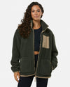 Industry Fleece Jacket in Khaki