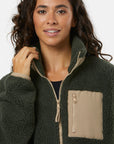 Industry Fleece Jacket in Khaki