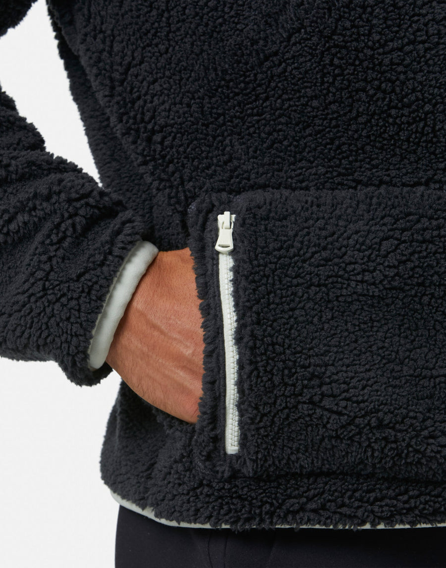 Industry Fleece Jacket in Midnight Grey