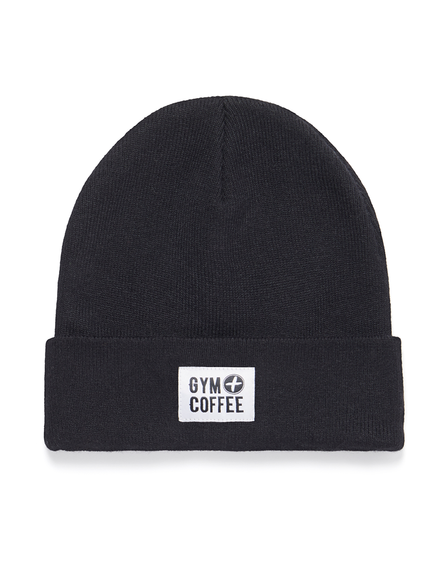 Knit Beanie in Black - Beanies - Gym+Coffee IE