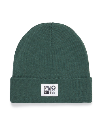 Knit Beanie in Dark Green - Beanies - Gym+Coffee IE