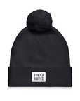 Knit Bobble Beanie in Black - Beanies - Gym+Coffee IE