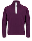 Unisex Half Zip Polar Fleece in Sangria - Fleeces - Gym+Coffee IE