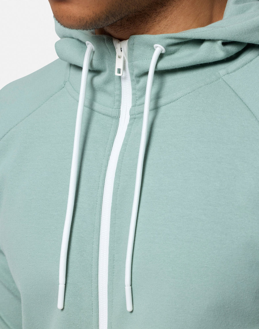 Chill Zip Hoodie in Summer Green