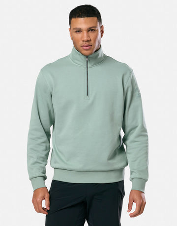 Clubhouse Half Zip in Summer Green