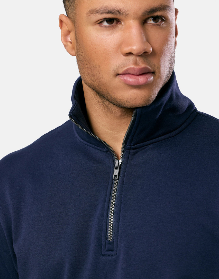 Clubhouse Half Zip in Twilight Navy