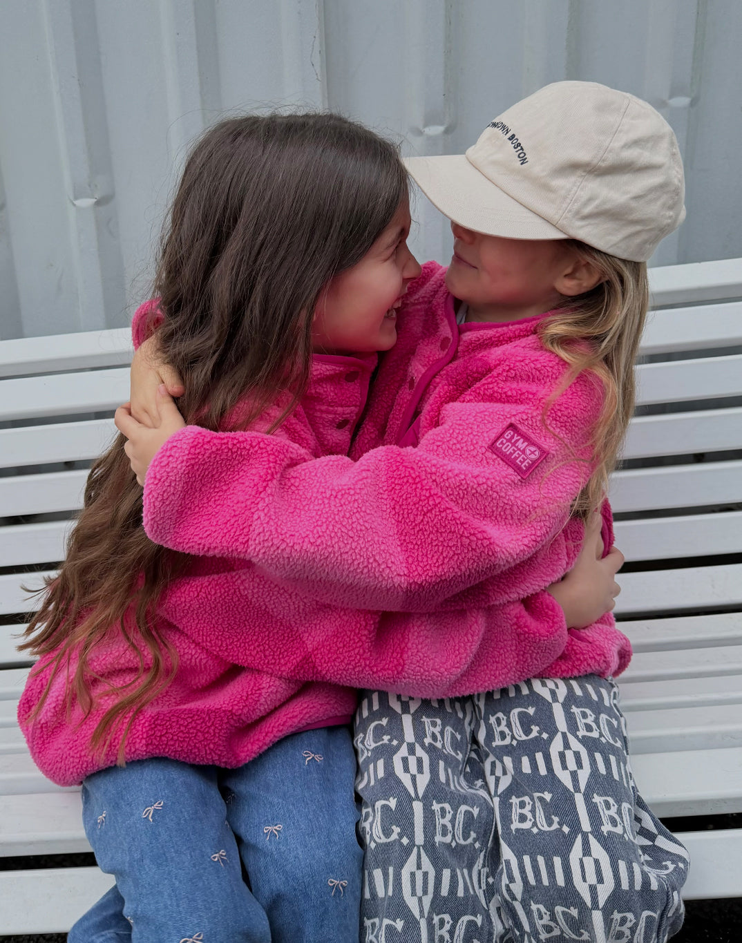 Kids Horizon Layer Up Pullover in Gingham Print