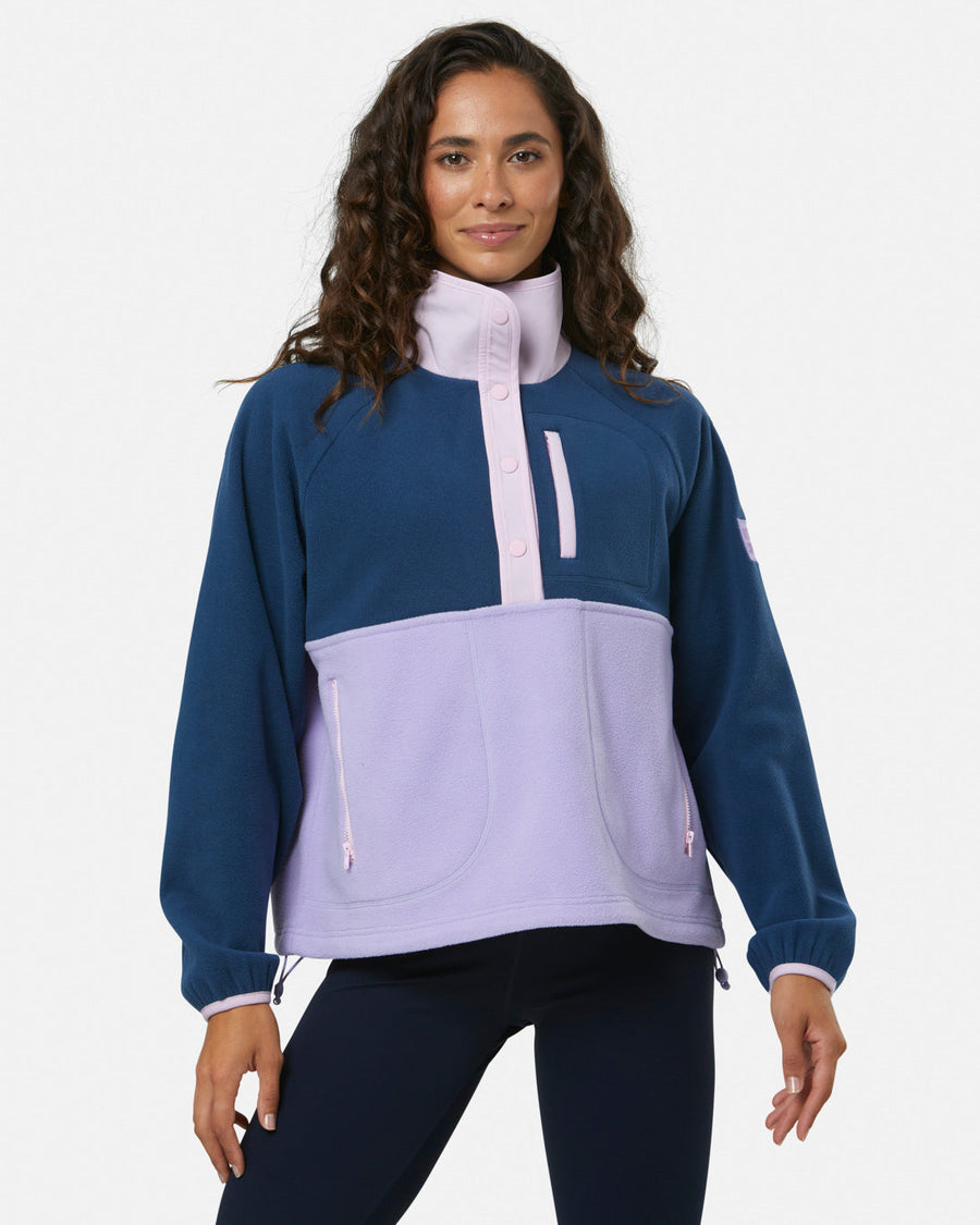 Snap Polar Fleece in Lilac