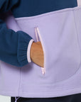 Snap Polar Fleece in Lilac