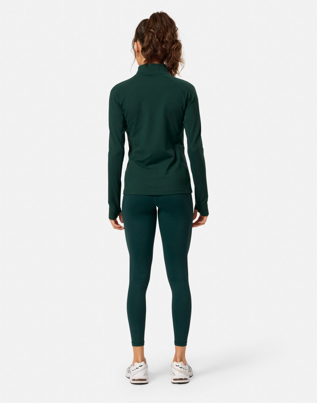 Relentless 1/4 Zip in Amazon Green