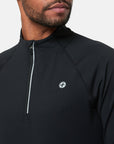 Relentless 1/4 Zip in Black - Midlayer - Gym+Coffee IE