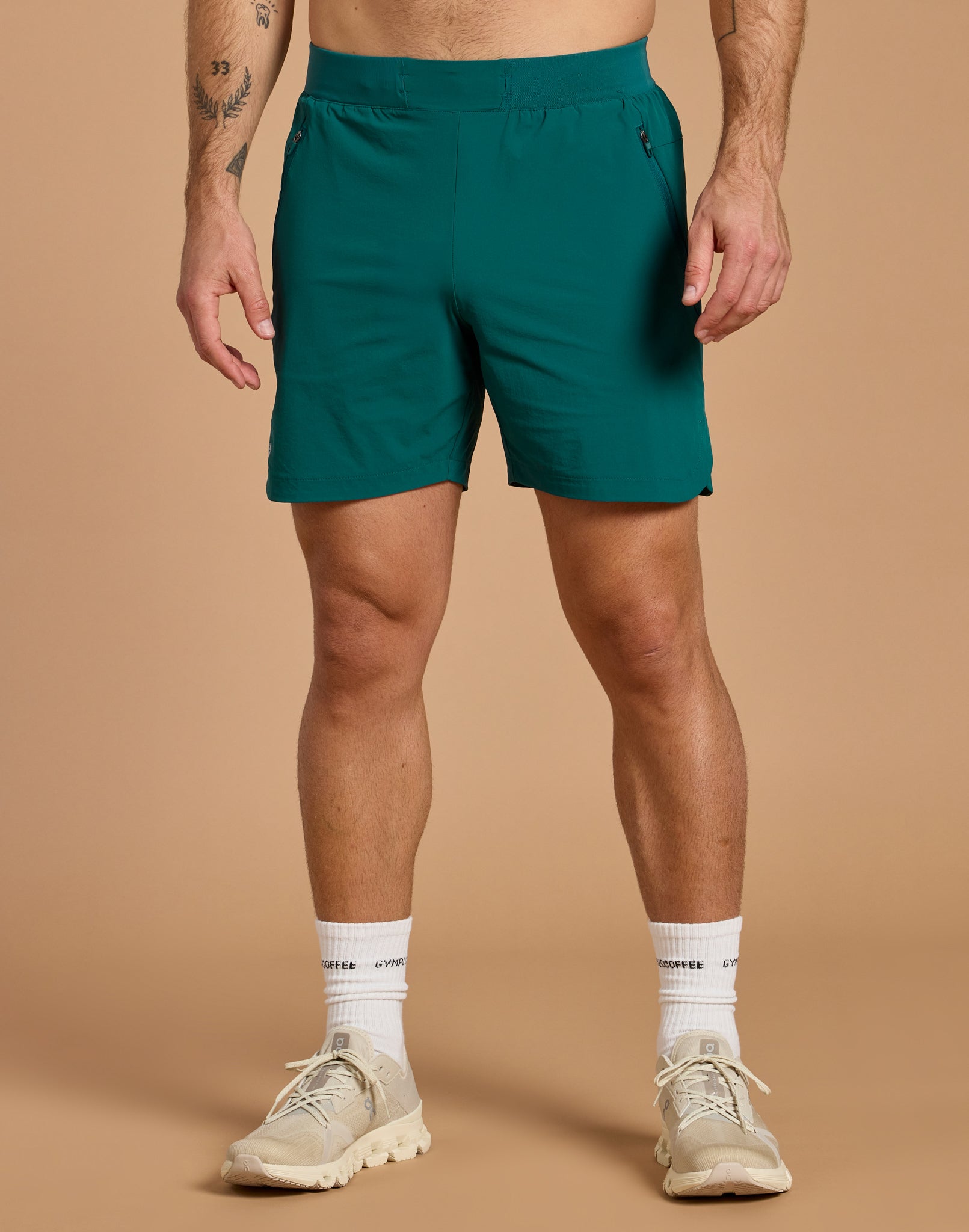 Relentless 7" Shorts in Goodnight Green