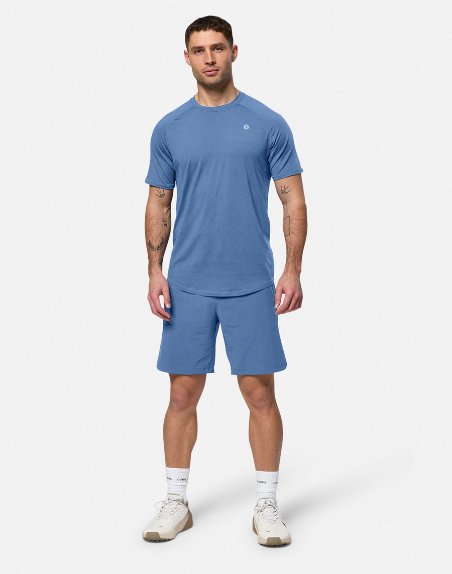 Relentless 7" Shorts in Oasis Blue