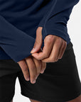 Relentless 1/4 Zip in Twilight Navy