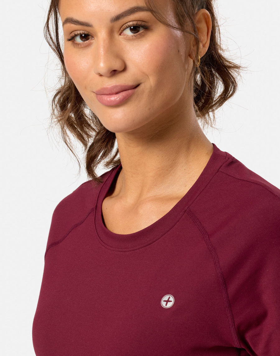 Relentless Tee in Cherry Crush