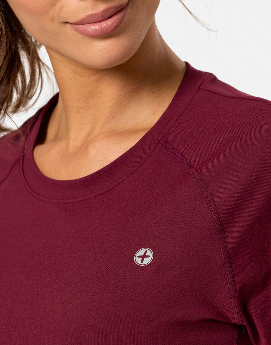 Relentless Tee in Cherry Crush