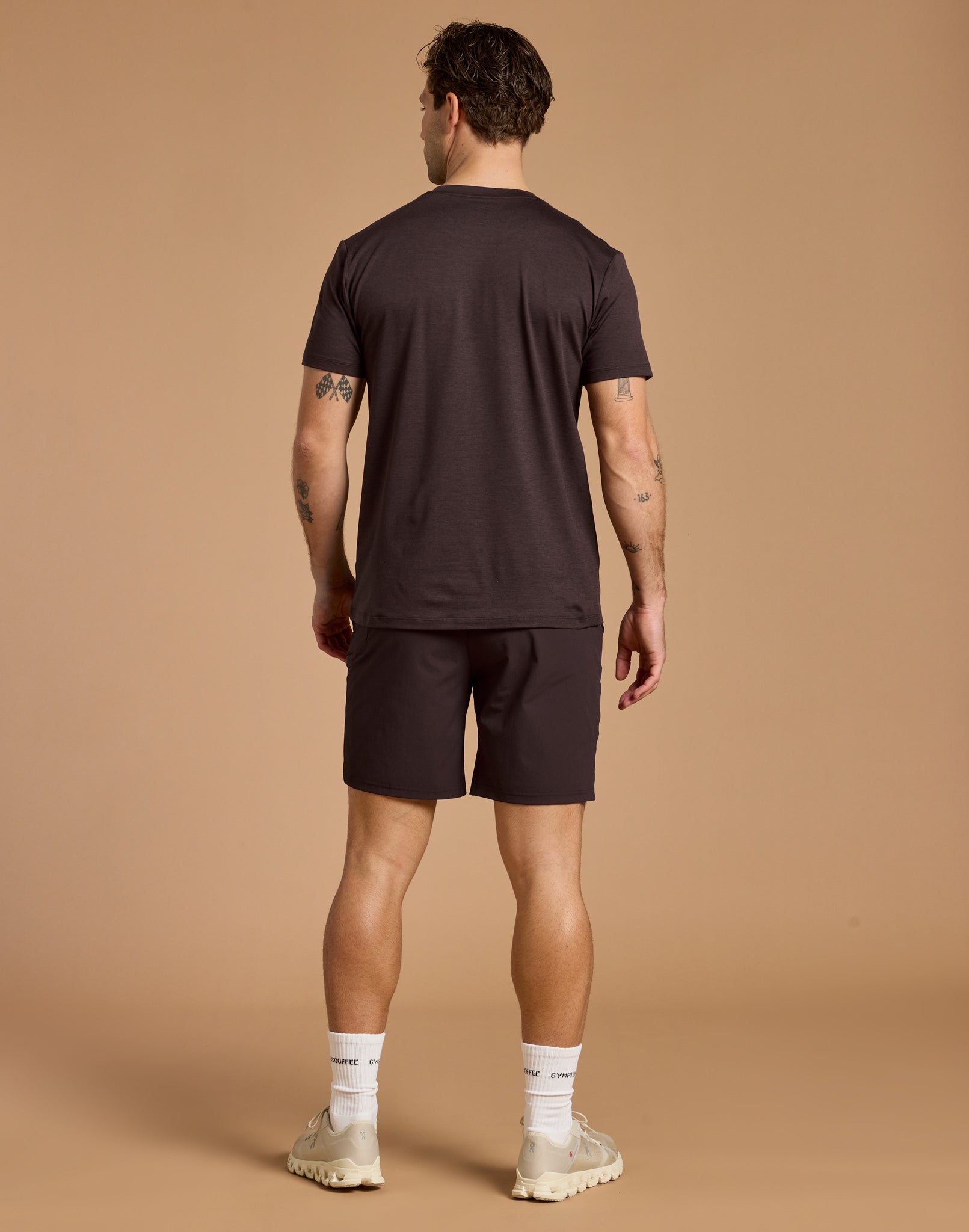Daily Tee in Mocha Bean Marl
