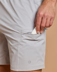 Ripstop Shorts in Stone Grey