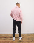 Snap Collar Sierra Sweatshirt in Dusky Pink