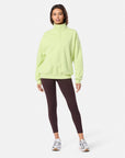 Snap Collar Sierra Sweatshirt in Lime Sorbet