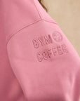 Snap Collar Sierra Sweatshirt in Pink Velvet