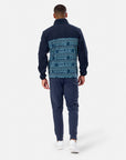 Half Snap Polar Fleece in Aztec Print