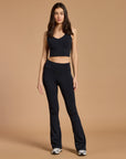 Soft Motion Flare Legging in Black