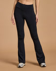 Soft Motion Flare Legging in Black