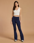 Soft-Motion Flare Legging in Twilight Navy