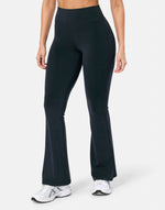Soft Motion Flare Legging in Black