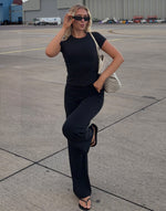 Soft-Motion Tee in Black