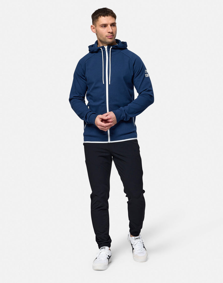 Chill Full Zip in Petrol Blue