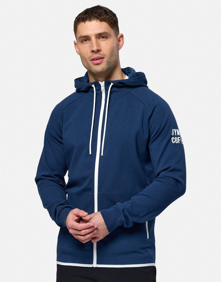 Chill Full Zip in Petrol Blue