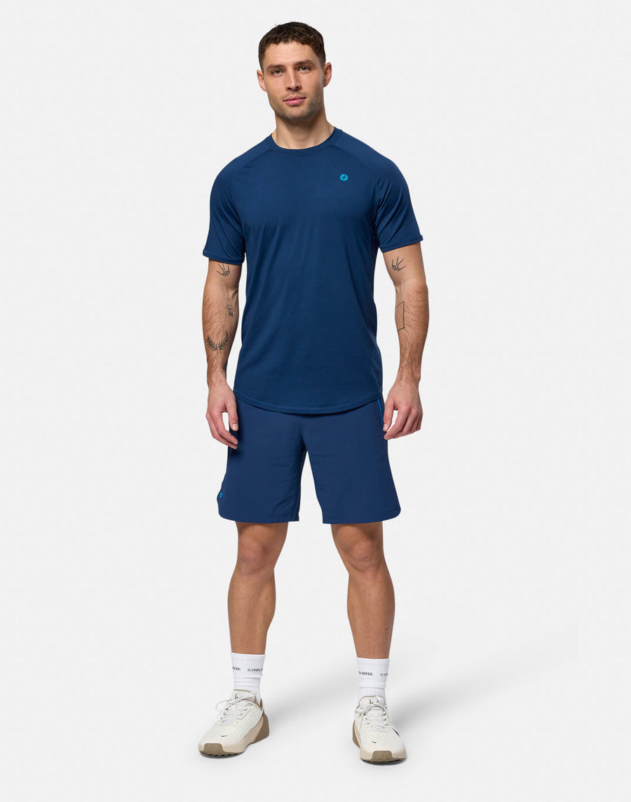 Relentless 8" Shorts in Petrol Blue