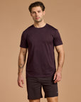 Daily Tee in Mahogany Marl
