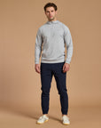 Hoodie in Stone Grey Marl
