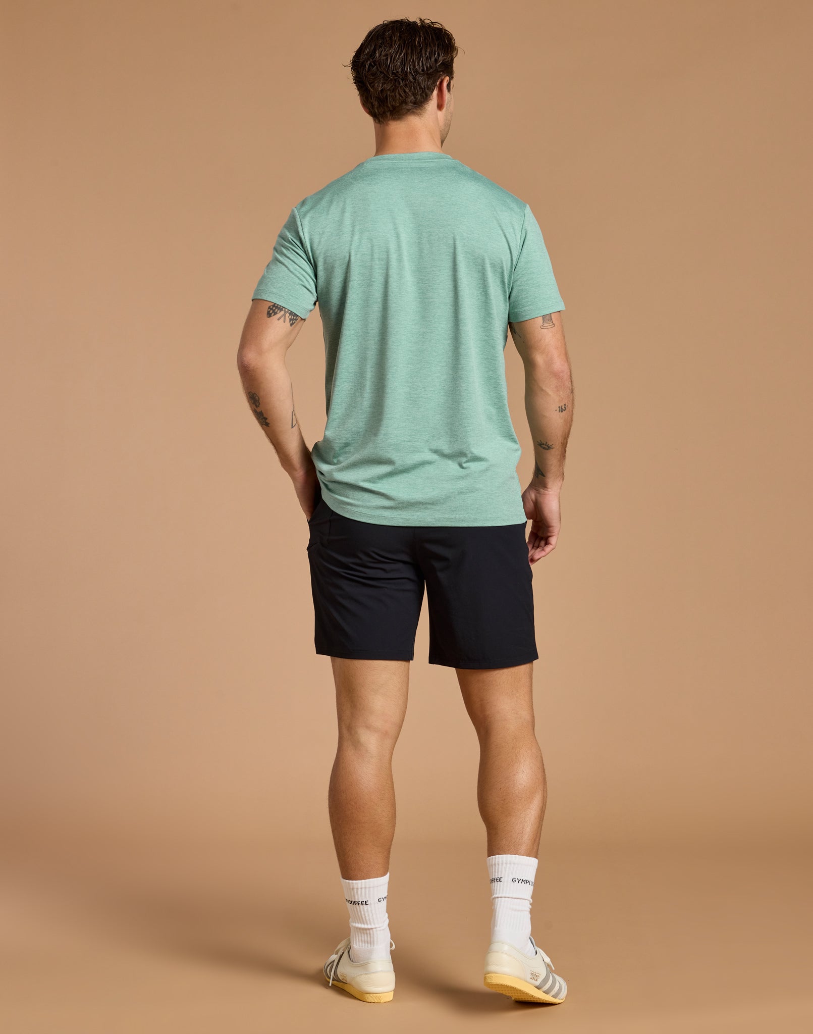 Daily Tee in Fresh Green Marl