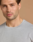 Daily Tee in Stone Grey Marl