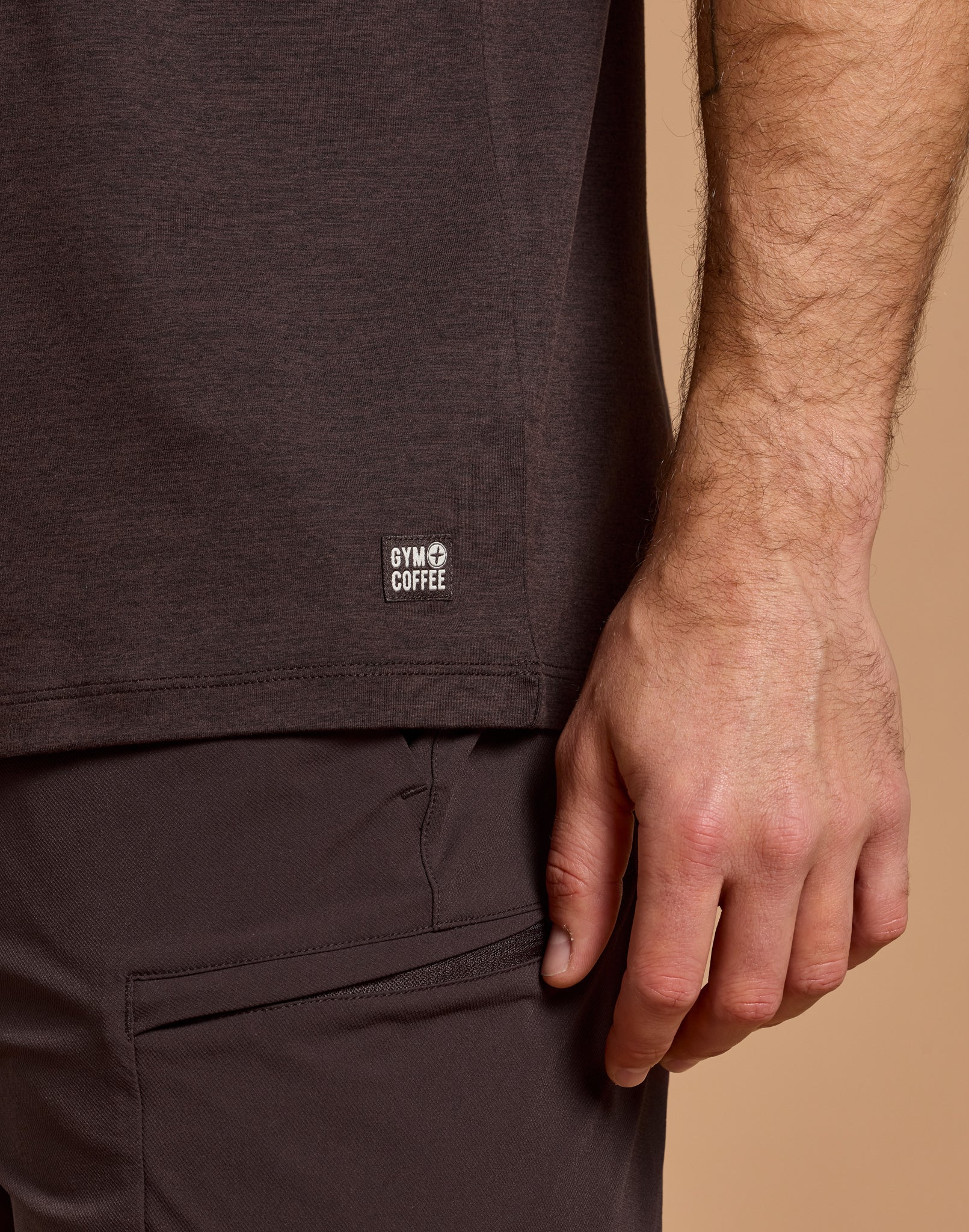 Daily Tee in Mocha Bean Marl