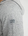Textured Hoodie in Heather Grey