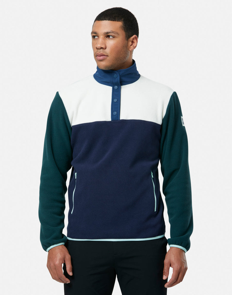 Half Snap Polar Fleece in Twilight Navy