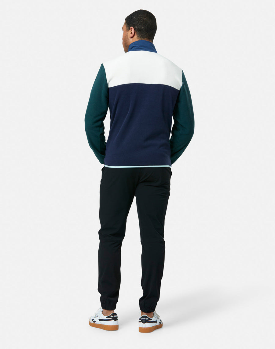 Half Snap Polar Fleece in Twilight Navy